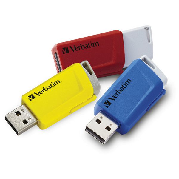 Memorija USB 3x16GB 3.0 StorenClick Verbatim 49306 sortirano blister