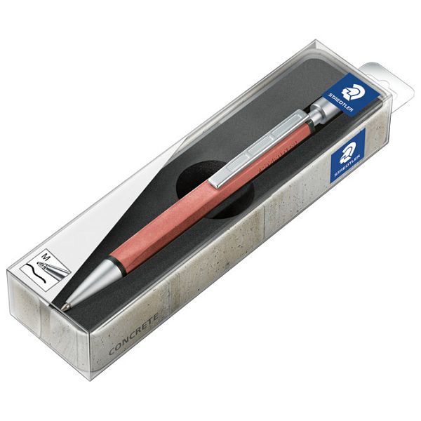 Olovka kemijska Concrete (tijelo od betona) Premium Staedtler 441CONB2-9 cigla/crvena