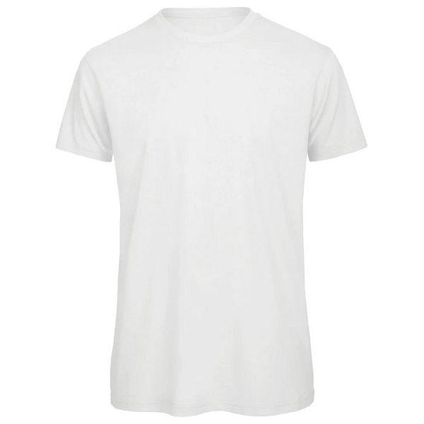 Majica kratki rukavi B&C Inspire Slub T/men bijela 2XL!!
