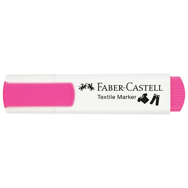 Marker za tekstil 1-5mm Neon Faber-Castell 159529 rozi