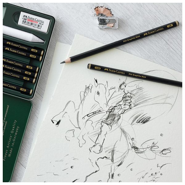 Olovka grafitna 10B Pitt graphite matt Faber-Castell 115210