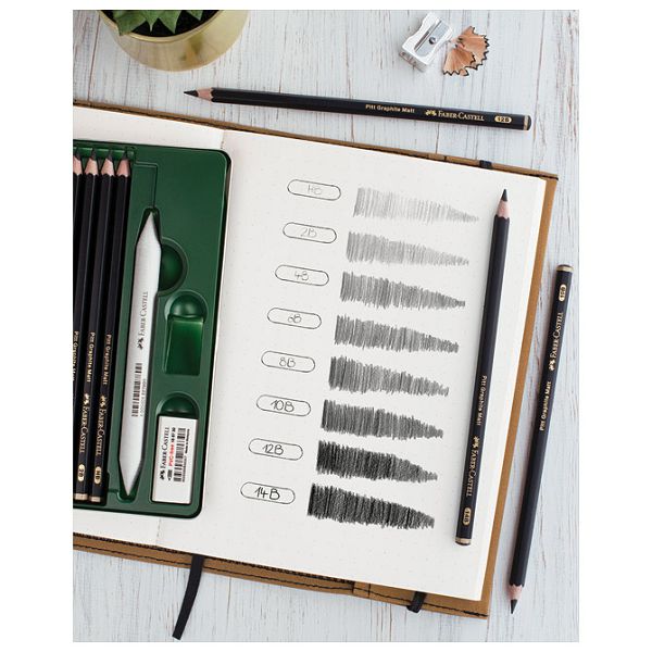 Set Pitt graphite matt pk11 Faber-Castell 115220