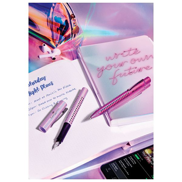 Nalivpero Grip 2011 (F) Glam Faber-Castell 140841 biserno ljubičasta