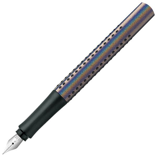 Nalivpero Grip 2011 (F) Glam Faber-Castell 140843 biserno srebrna