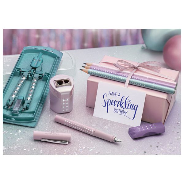 Nalivpero Sparkle (M) Faber Castell 140875 metalik rozo