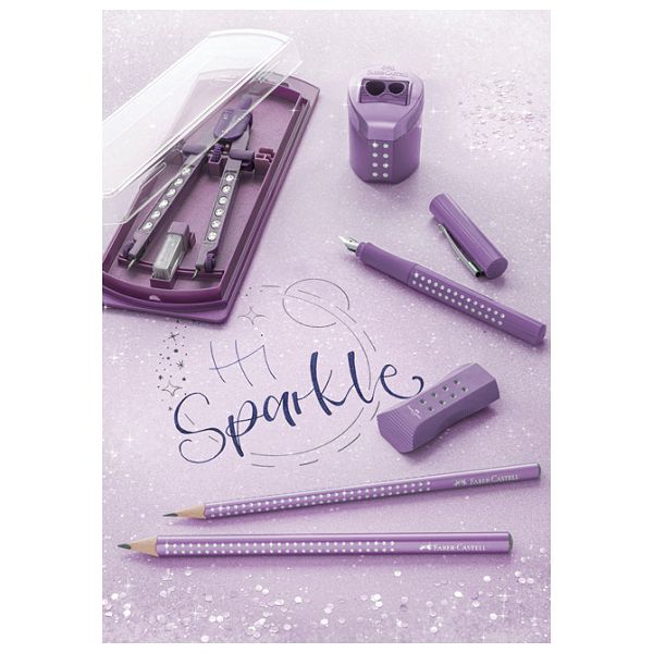 Nalivpero Sparkle (M) Faber Castell 140877 metalik ljubičasto