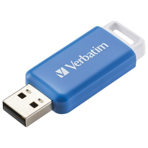 Memorija USB 64GB 2.0 DataBar Verbatim 49455 plava blister