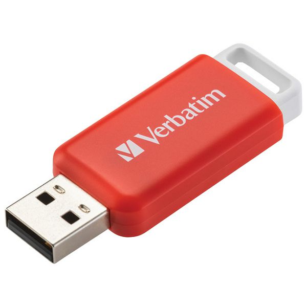 Memorija USB 16GB 2.0 DataBar Verbatim 49453 crvena blister