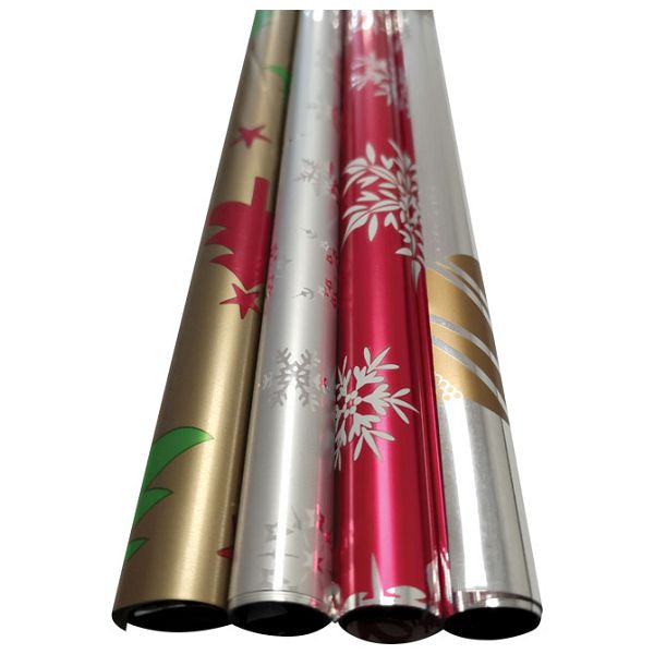 Papir ukrasni rola folija 70x100cm novogodišnja