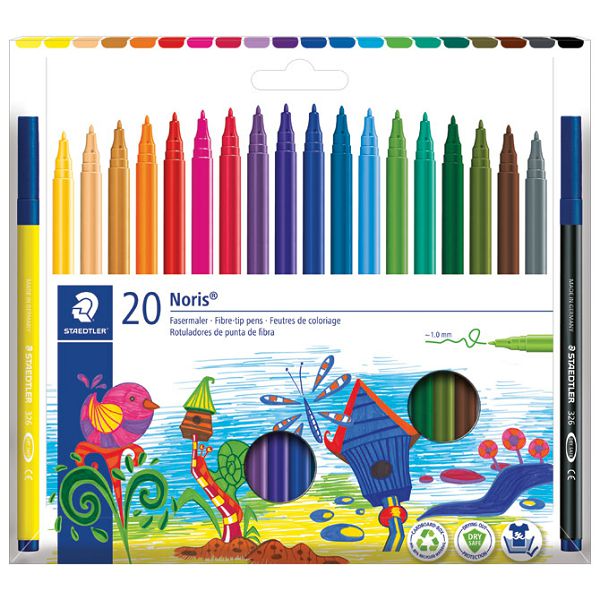 Flomaster školski  20boja Noris Staedtler 326 C20