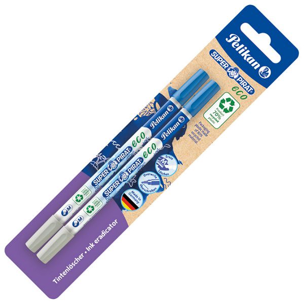 Brisač tinte-flomaster Super pirat 850B eco pk2 Pelikan 822251 blister