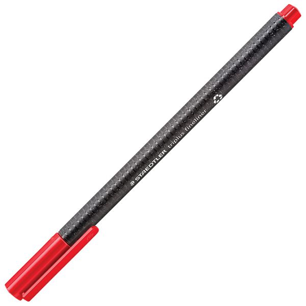 Flomaster fineliner 0,3mm reciklirani Triplus Staedtler 334 R-2 crveni 