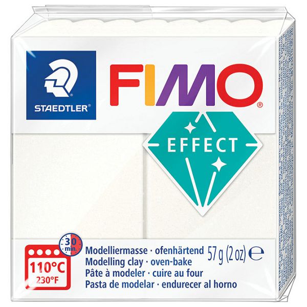 Masa za modeliranje   57g Fimo Effect Metallic Staedtler 8010-08 metalik biserno bijela