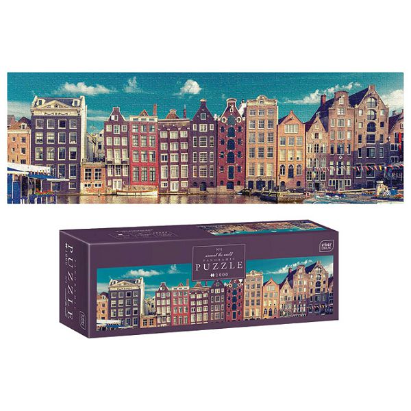 Puzzle 1000 kom (panorama) Around the World 1 Interdruk