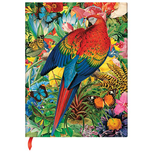 Notes 18x23cm-ultra crte 72L s gumicom Tropical Garden Paperblanks PB9304-6