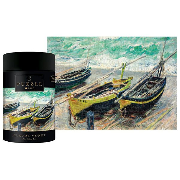 Puzzle 1000 kom tuba ART.2 Claude Monet "Three Fishing Boats" Interdruk