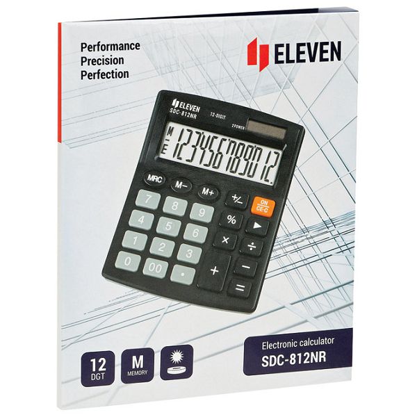 Kalkulator komercijalni 12mjesta Eleven SDC-812NR crni