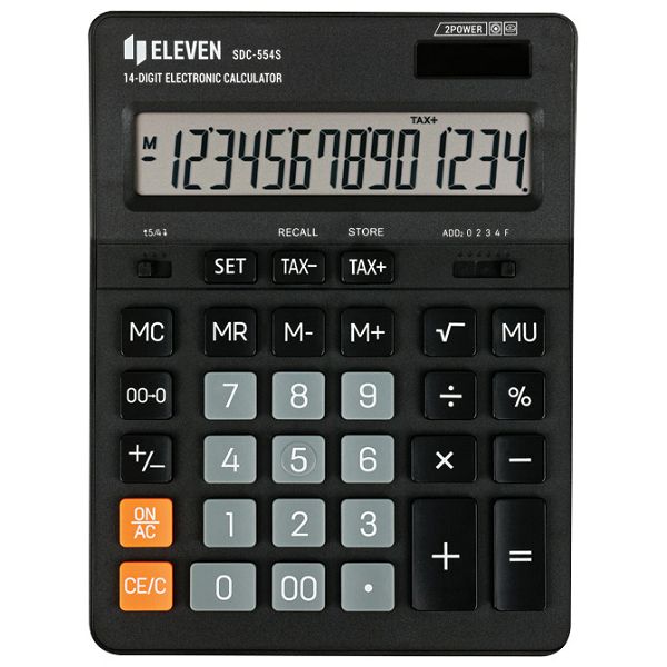 Kalkulator komercijalni 14mjesta Eleven SDC-554S crni