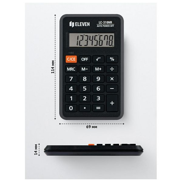 Kalkulator komercijalni  8mjesta Eleven LC-310NR crni
