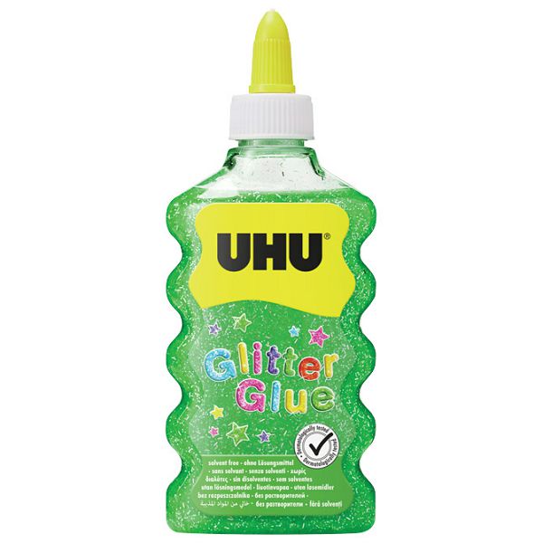 Ljepilo glitter glue 177ml UHU zeleno