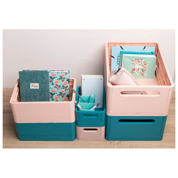 Kutija složiva pp 375x275x163 Skandi Exacompta 27231D boja kože