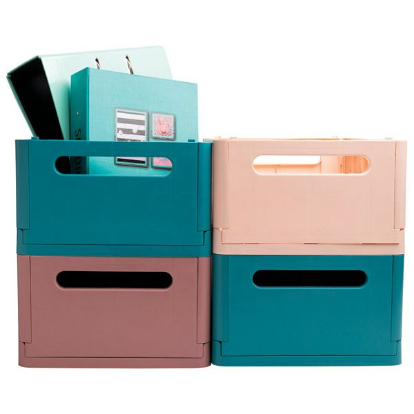 Kutija složiva pp 375x275x163 Skandi Exacompta 27234D tirkiz