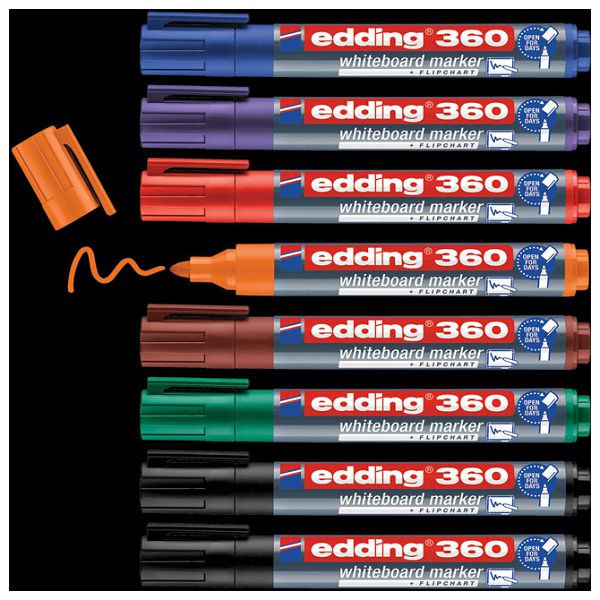 Marker za bijelu ploču 1,5-3mm Edding 360/8 S blister