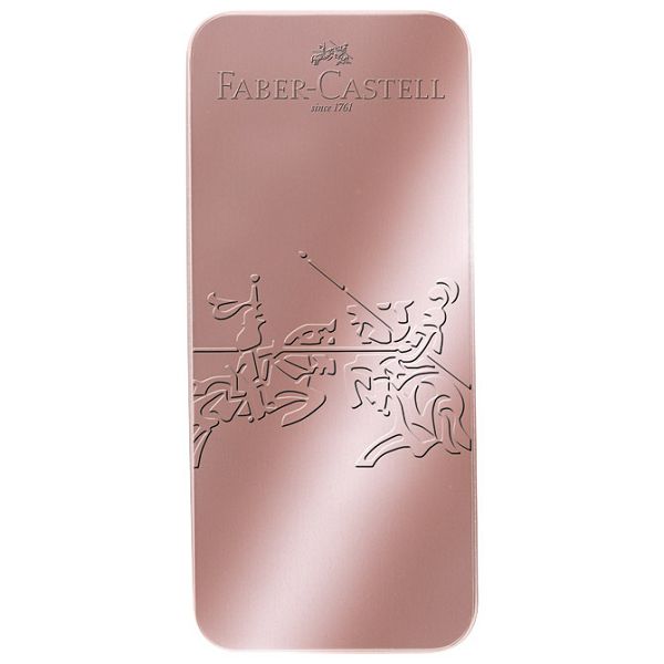 Garnitura olovka kemijska+nalivpero Grip 2011 Classic u met.kut. Faber Castell 201539 roza