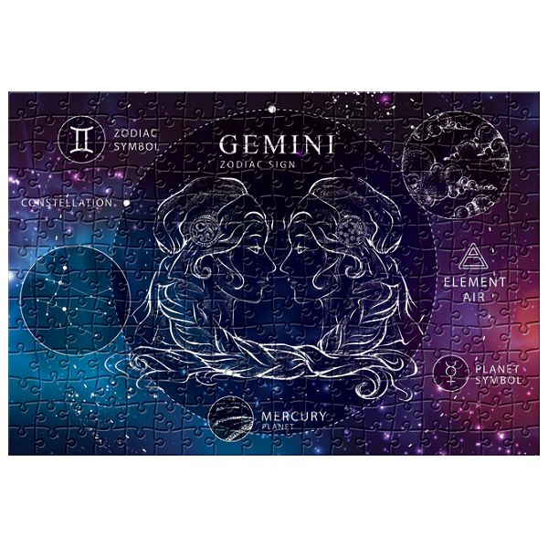 Puzzle 250 kom Zodiac 3 Gemini (Blizanci) Interdruk!!