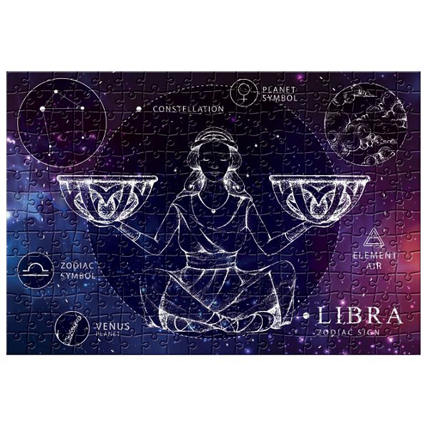 Puzzle 250 kom Zodiac 7 Libra (Vaga) Interdruk!!
