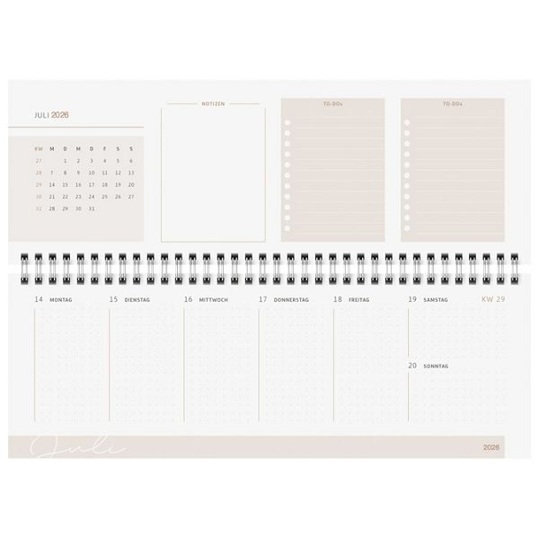 Planer stolni tjedni Young Line Brunnen 70-36311