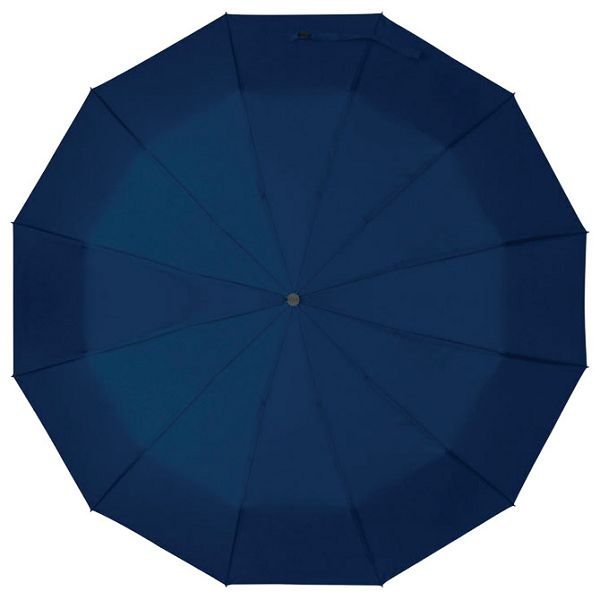 Kišobran ručni sklopivi automatik s gumenom drškom Omaha tamnoplavi