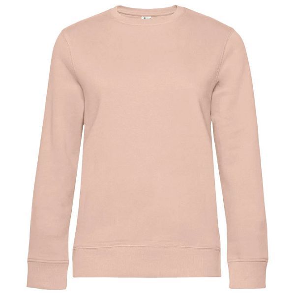 Majica dugi rukavi B&C Queen Crew Neck 280g soft rose 2XL