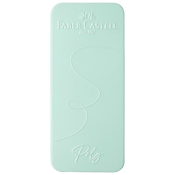Garnitura olovka kemijska+nalivpero Poly u met.kut. Faber Castell 241053 pastelno tirkizna