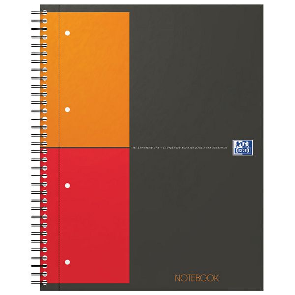 Blok kolegij A4 karo 80L perforacija+4rupe International notebook Oxford 100103664