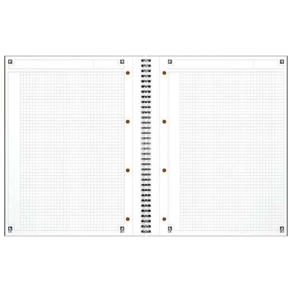 Blok kolegij A4 karo 80L perforacija+4rupe International notebook Oxford 100103664