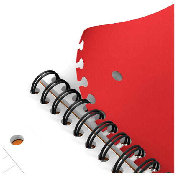 Blok kolegij A4 crte 80L perforacija+4rupe Activebook Oxford 100102994