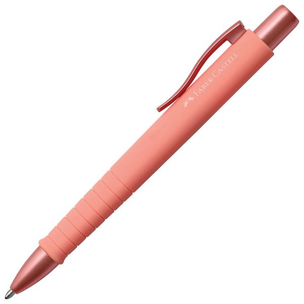 Olovka kemijska gumirana Poly Ball Urban XB Faber Castell 241125 coral
