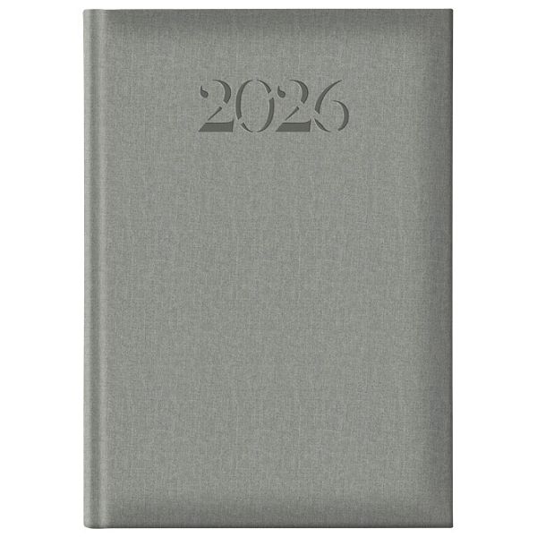 Rokovnik B5 dnevni (dan-stranica) Biella D30 sivi