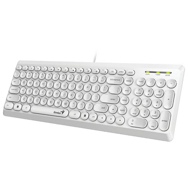 Tipkovnica USB Slimstar Q200 Genius bijela