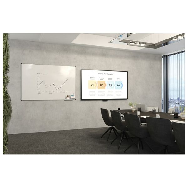 Ploča magnetna 180x120 cm aluminijski okvir Unite Plus Legamaster 7-108274 bijela