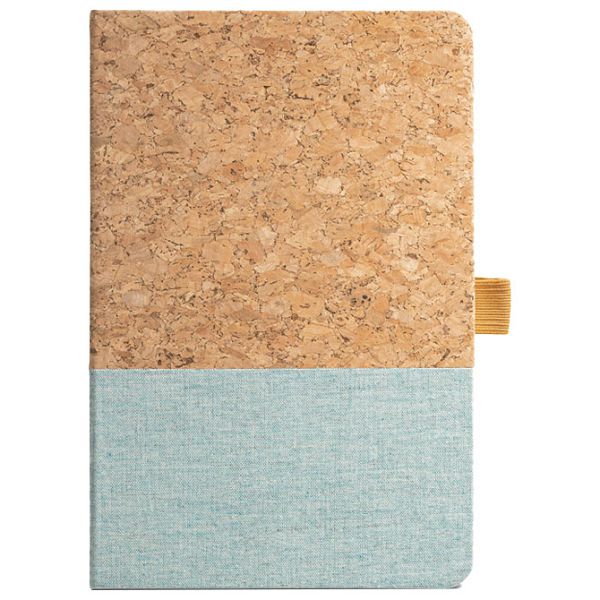 Notes A5 crte 96L šamoa crte pluto i tkanina Stricker KLEE 93277124 svijetlo plavi