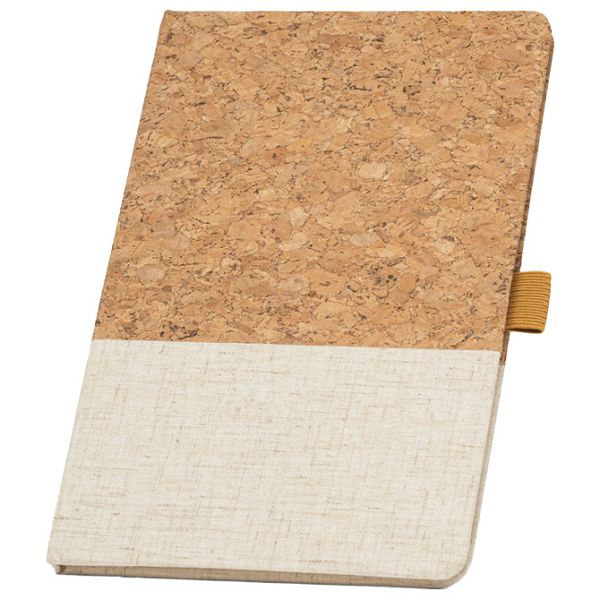 Notes A5 crte 96L šamoa crte pluto i tkanina Stricker KLEE 93277150 svijetlo bež