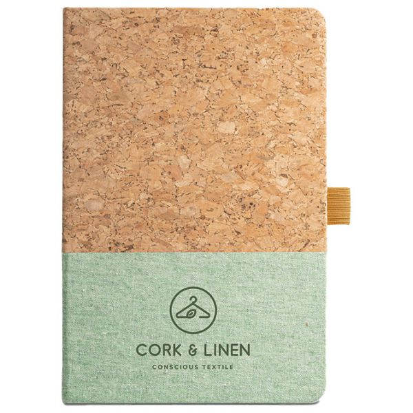 Notes A5 crte 96L šamoa crte pluto i tkanina Stricker KLEE 93277119 svijetlo tirkiz