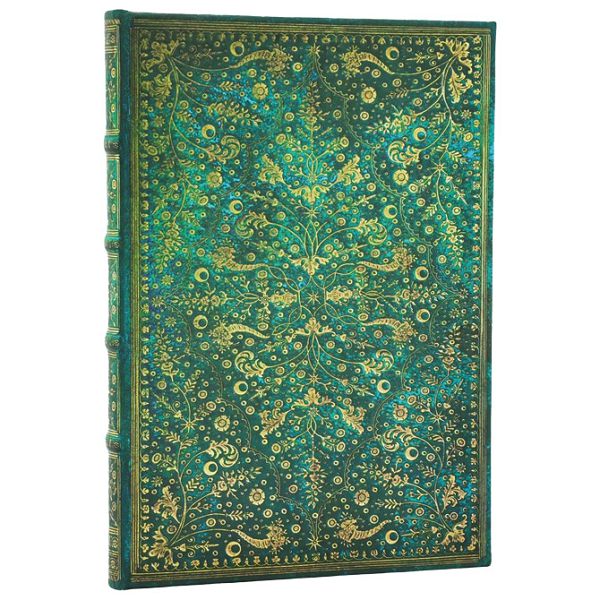 Notes 12x18cm-midi crte 72L s gumicom Emerald Flower  Paperblanks PB1315-1
