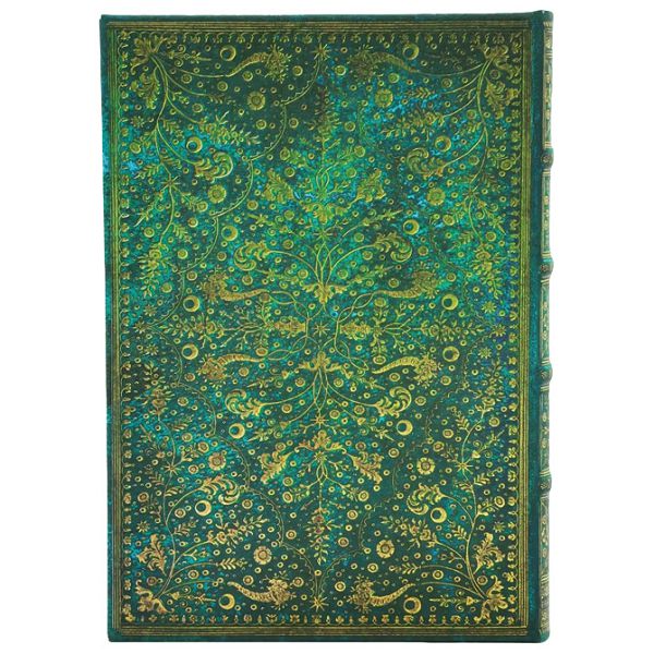 Notes 12x18cm-midi crte 72L s gumicom Emerald Flower  Paperblanks PB1315-1