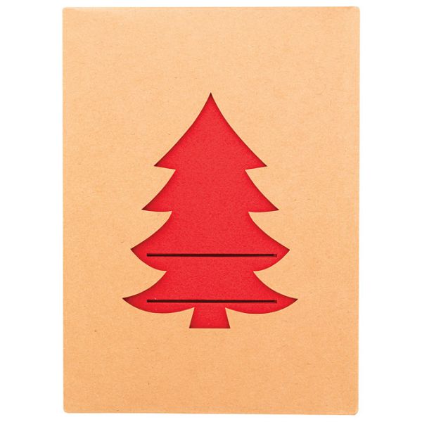 Držač za pribor za jelo od filca Anda AP845192-05 pk4 oblik bor crveni