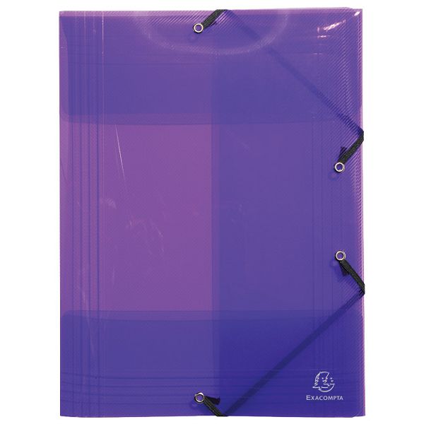 Fascikl klapa s gumicom pp A3 Exacompta 59700E sort