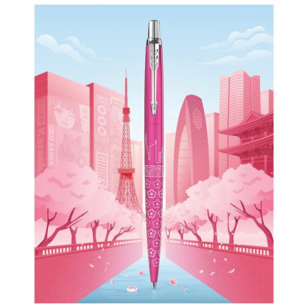 Olovka kemijska Jotter Parker Global Icon London 2221603 crvena