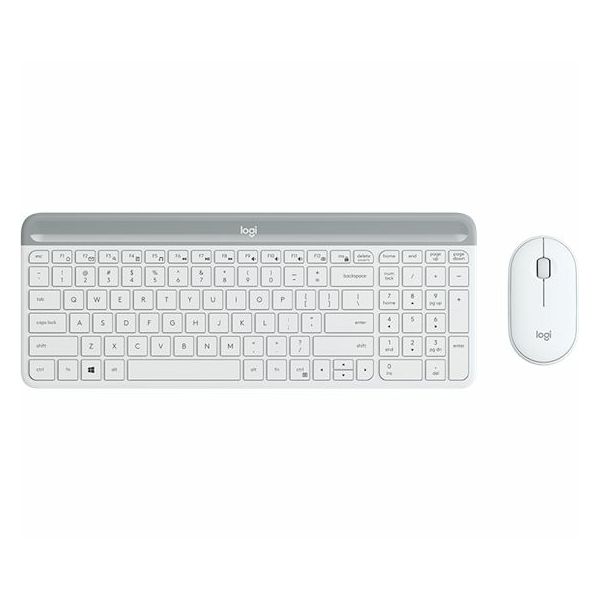 Bežični desktop komplet MK470 Slim Wireless bijela